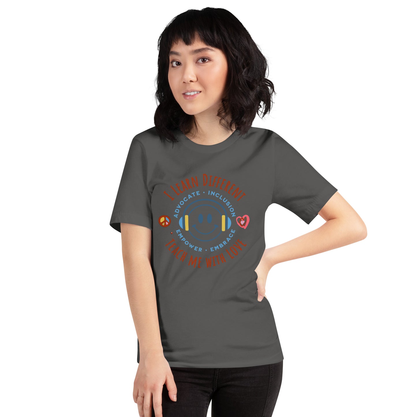 Celebrate Neurodiversity with Our 'I Learn Different, Teach Me with Love' Tee – Advocate, Include, Empower, Embrace!