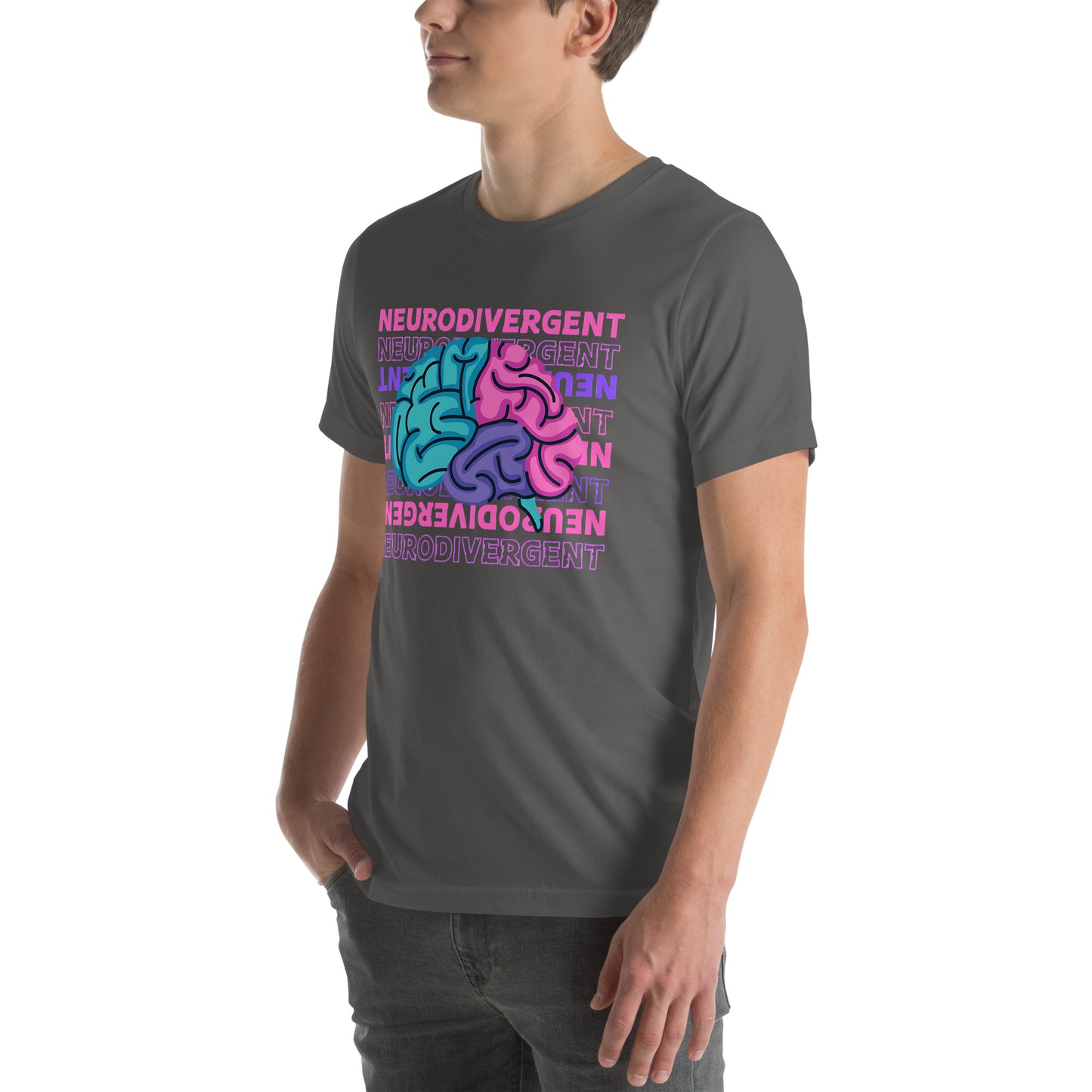 The Neurodivergent Brain T-Shirt - Empowering Neurodiversity Graphic Tee for Inclusivity