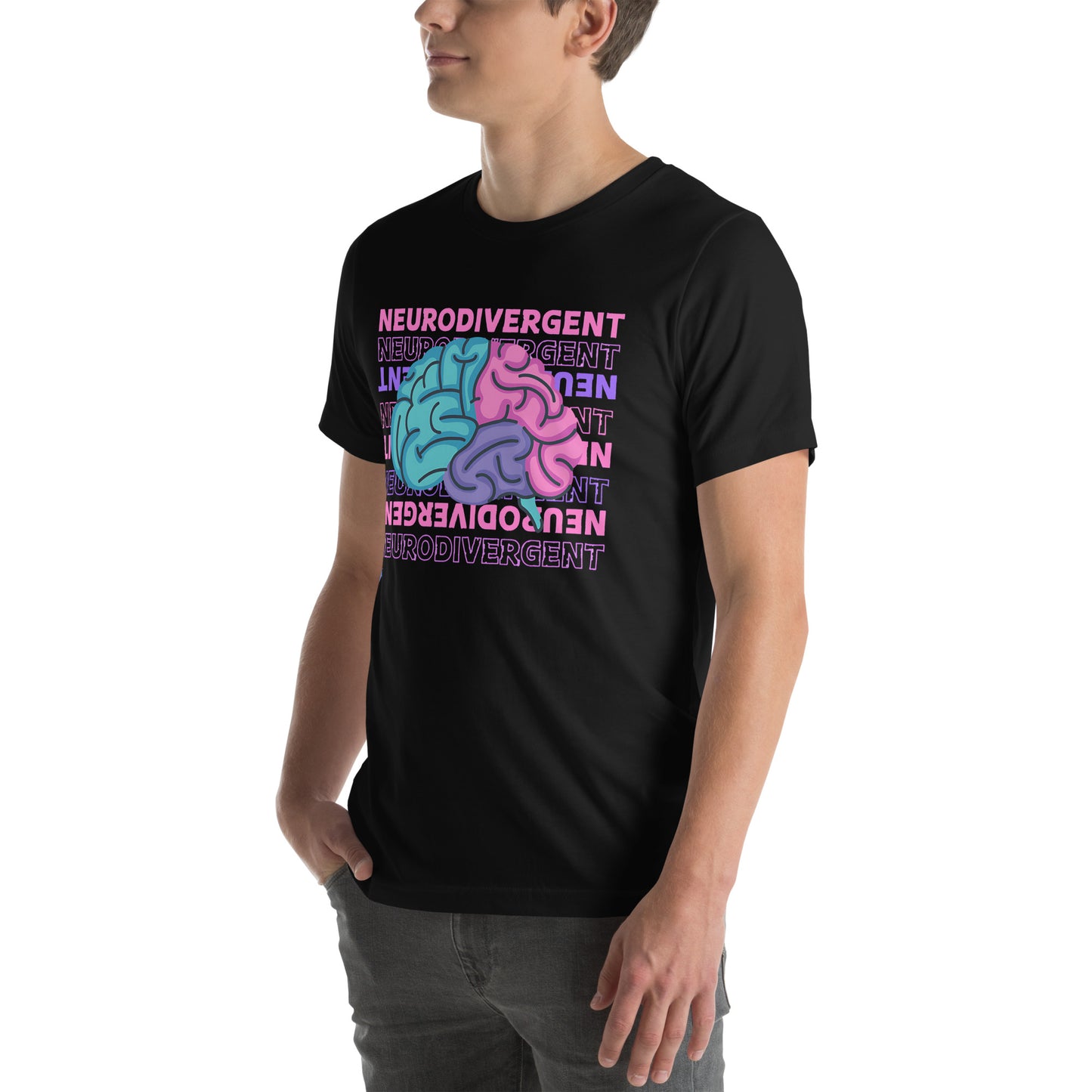 The Neurodivergent Brain T-Shirt - Empowering Neurodiversity Graphic Tee for Inclusivity