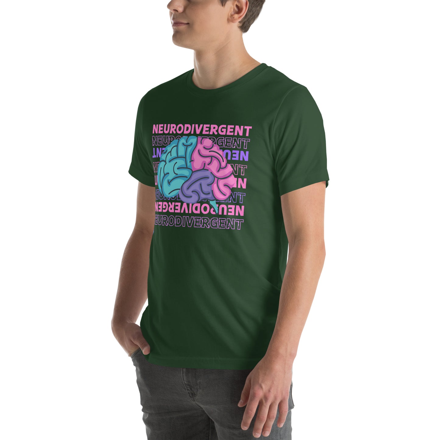 The Neurodivergent Brain T-Shirt - Empowering Neurodiversity Graphic Tee for Inclusivity