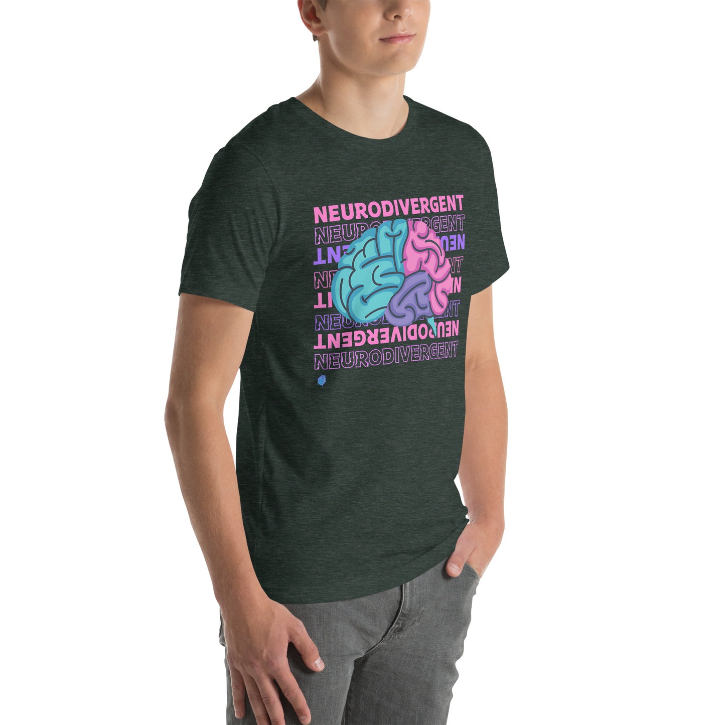 The Neurodivergent Brain T-Shirt - Empowering Neurodiversity Graphic Tee for Inclusivity