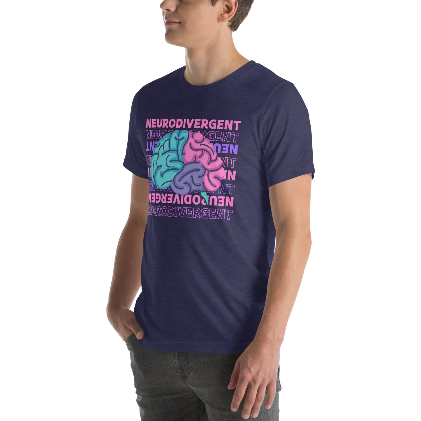 The Neurodivergent Brain T-Shirt - Empowering Neurodiversity Graphic Tee for Inclusivity