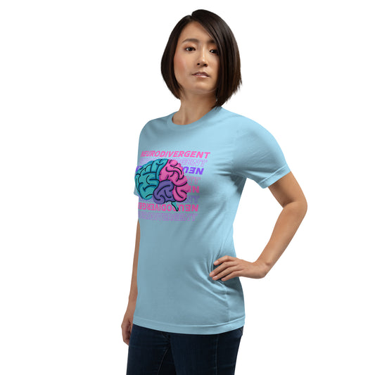 The Neurodivergent Brain T-Shirt - Empowering Neurodiversity Graphic Tee for Inclusivity