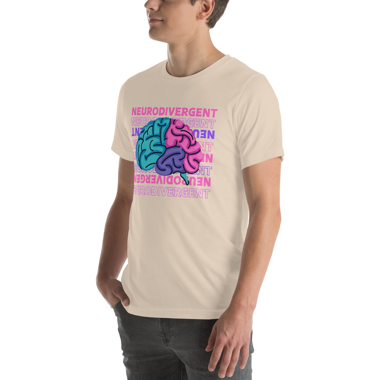 The Neurodivergent Brain T-Shirt - Empowering Neurodiversity Graphic Tee for Inclusivity