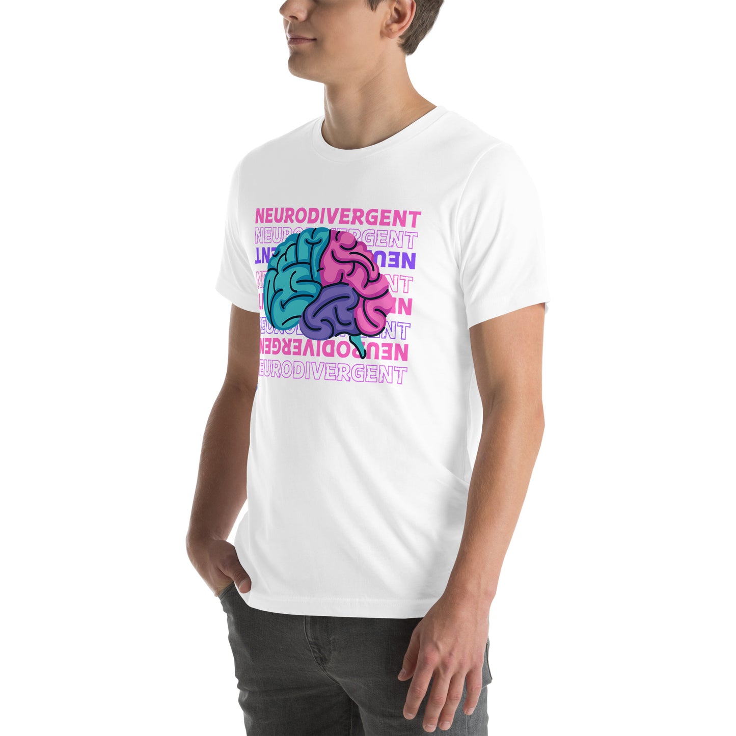 The Neurodivergent Brain T-Shirt - Empowering Neurodiversity Graphic Tee for Inclusivity