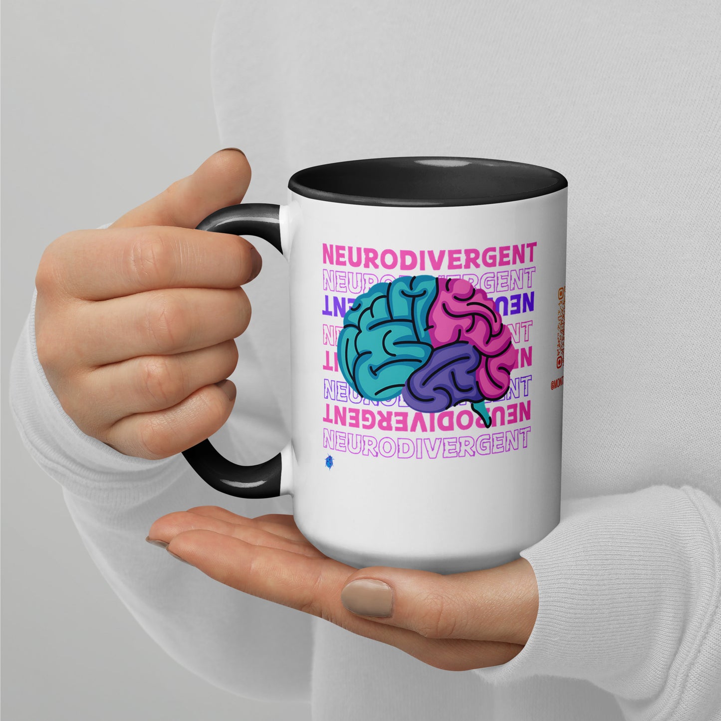 Neurodivergent Brain Mug - Empowering Neurodiversity Design for Inclusivity and Awareness