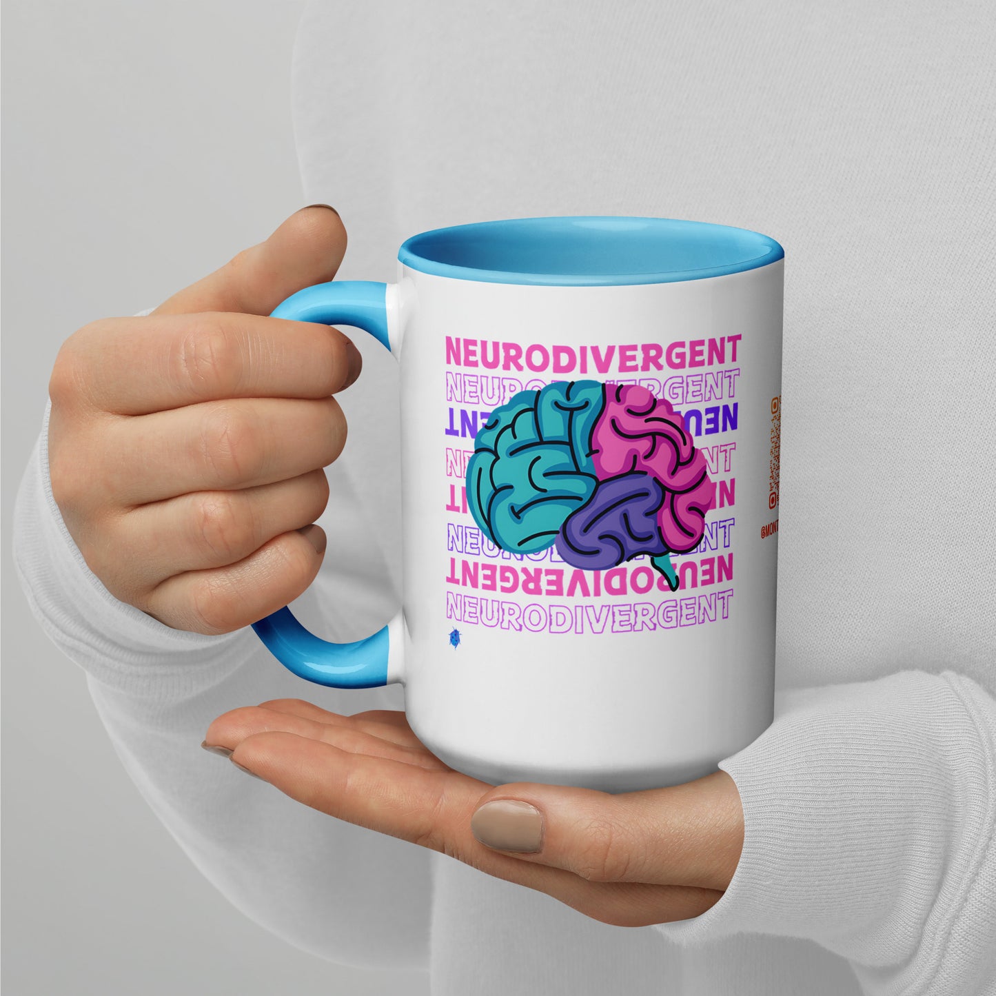 Neurodivergent Brain Mug - Empowering Neurodiversity Design for Inclusivity and Awareness