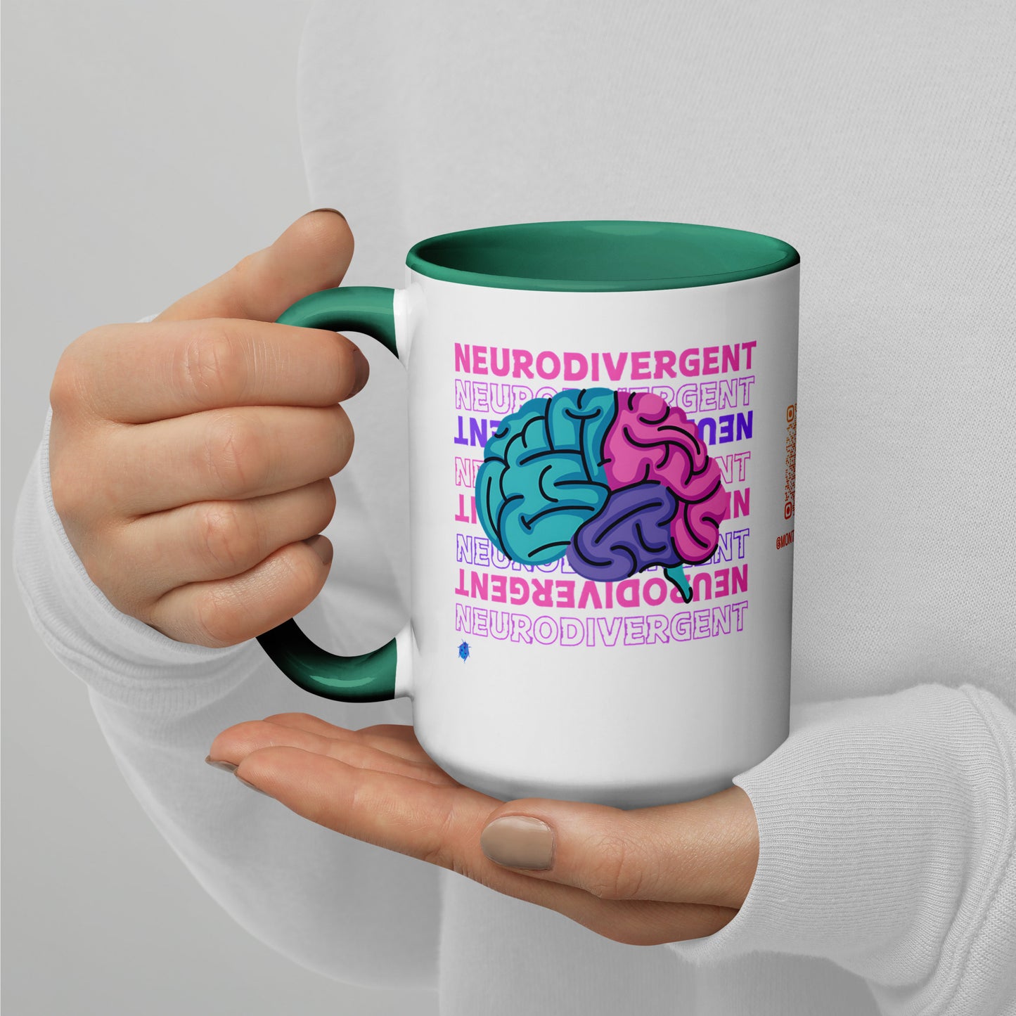 Neurodivergent Brain Mug - Empowering Neurodiversity Design for Inclusivity and Awareness