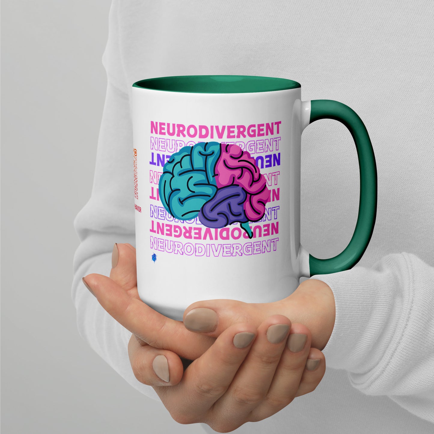 Neurodivergent Brain Mug - Empowering Neurodiversity Design for Inclusivity and Awareness