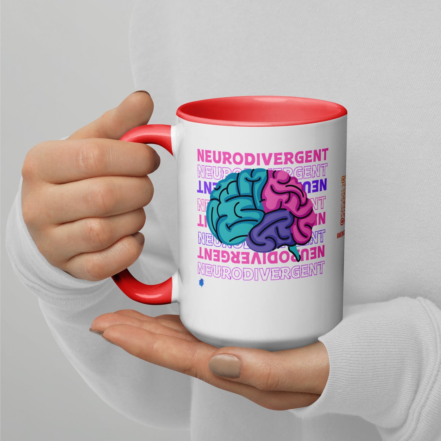 Neurodivergent Brain Mug - Empowering Neurodiversity Design for Inclusivity and Awareness