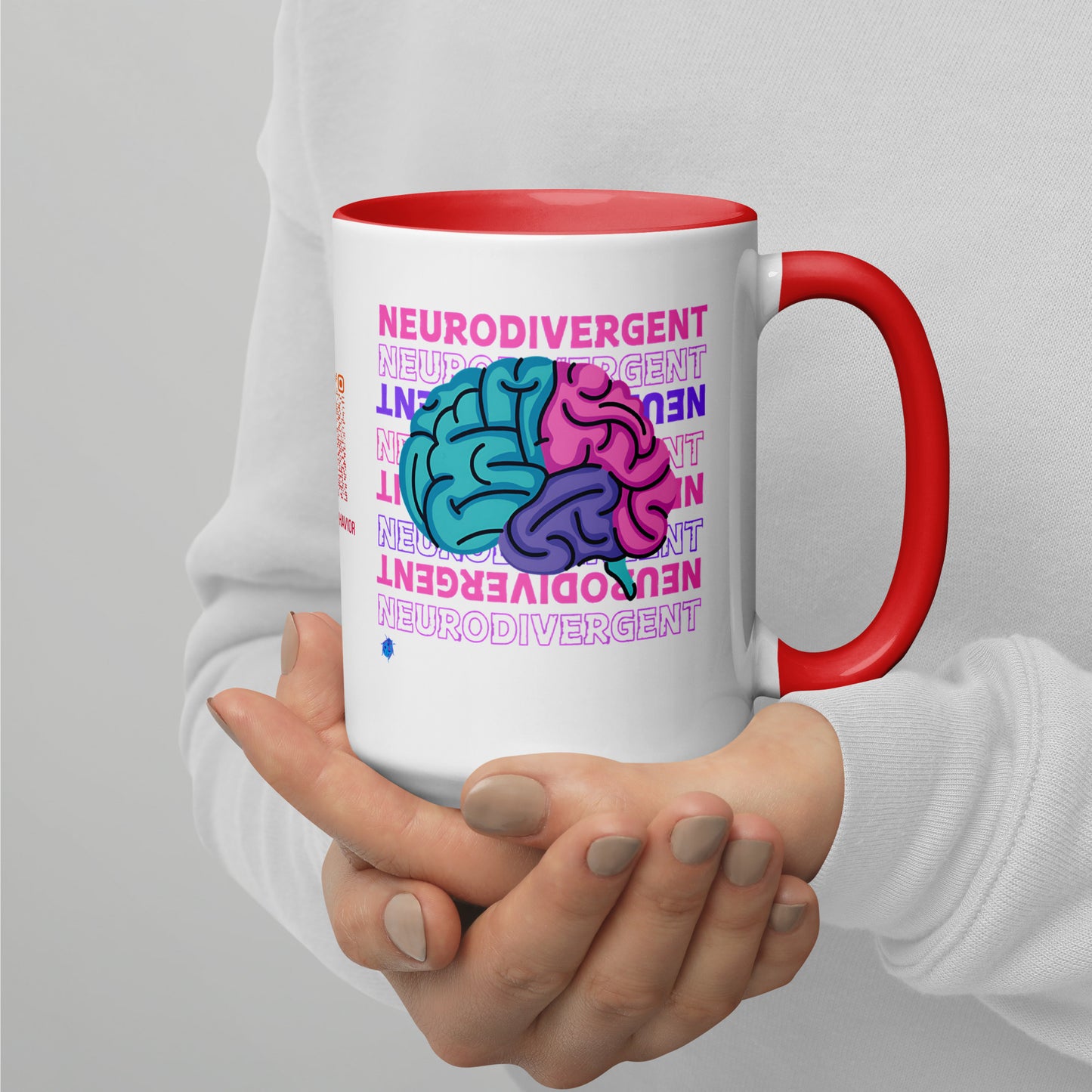 Neurodivergent Brain Mug - Empowering Neurodiversity Design for Inclusivity and Awareness